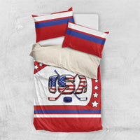USA Ice Hockey Bedding Set Stars And Stripes