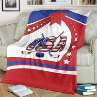 USA Ice Hockey Blanket Stars And Stripes