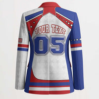 Custom USA Ice Hockey Blazer Stars And Stripes