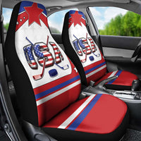USA Ice Hockey Car Seat Cover Stars And Stripes