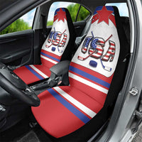 USA Ice Hockey Car Seat Cover Stars And Stripes