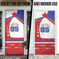 Custom USA Ice Hockey Door Cover Stars And Stripes
