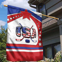 USA Ice Hockey Garden Flag Stars And Stripes