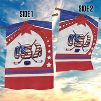 USA Ice Hockey Garden Flag Stars And Stripes