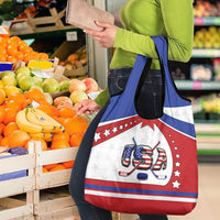 USA Ice Hockey Grocery Bag Stars And Stripes