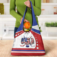 USA Ice Hockey Grocery Bag Stars And Stripes