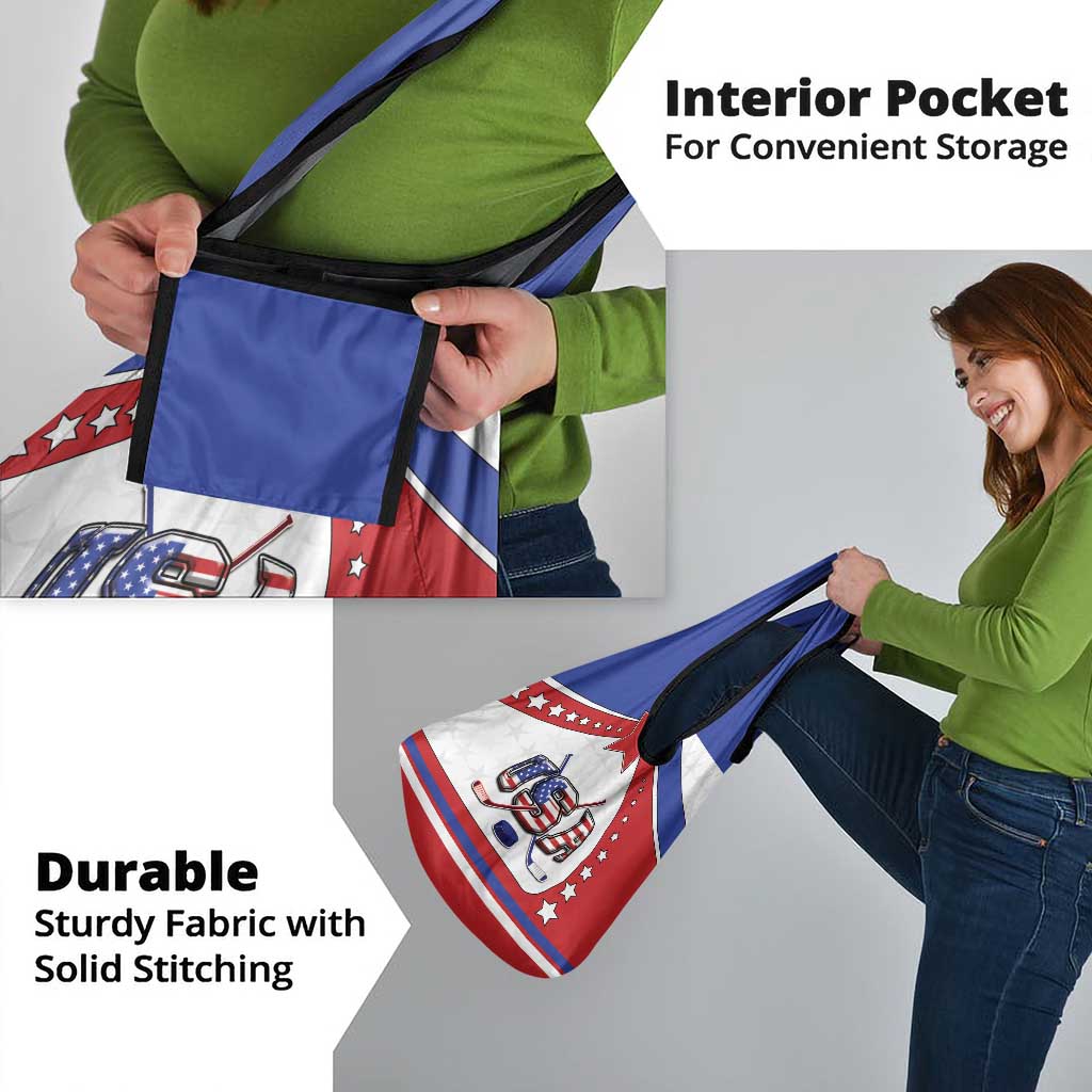 USA Ice Hockey Grocery Bag Stars And Stripes