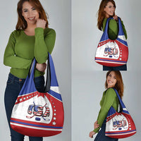 USA Ice Hockey Grocery Bag Stars And Stripes