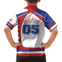 Custom USA Ice Hockey Hawaiian Shirt Stars And Stripes