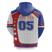 Custom USA Ice Hockey Hoodie Stars And Stripes