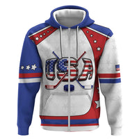 Custom USA Ice Hockey Hoodie Stars And Stripes