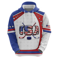 Custom USA Ice Hockey Hoodie Stars And Stripes