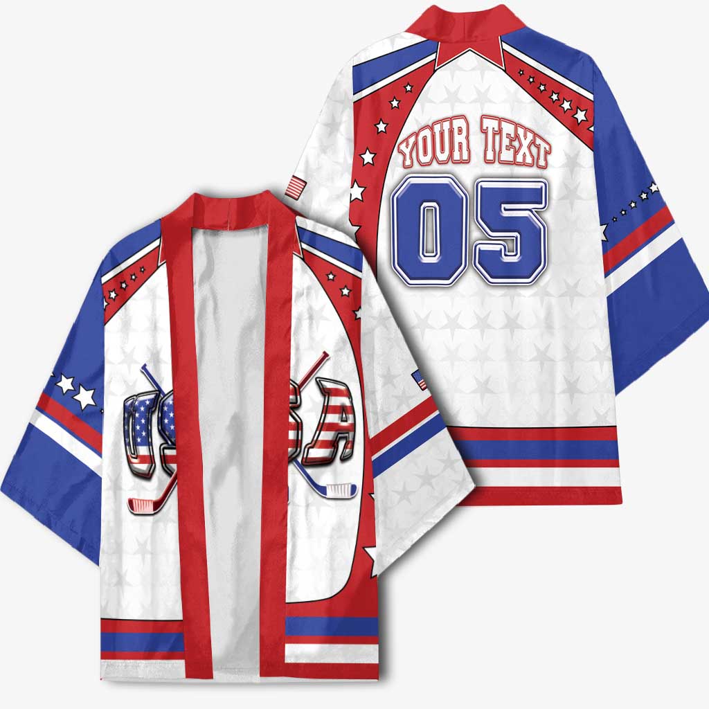 Custom USA Ice Hockey Kimono Stars And Stripes