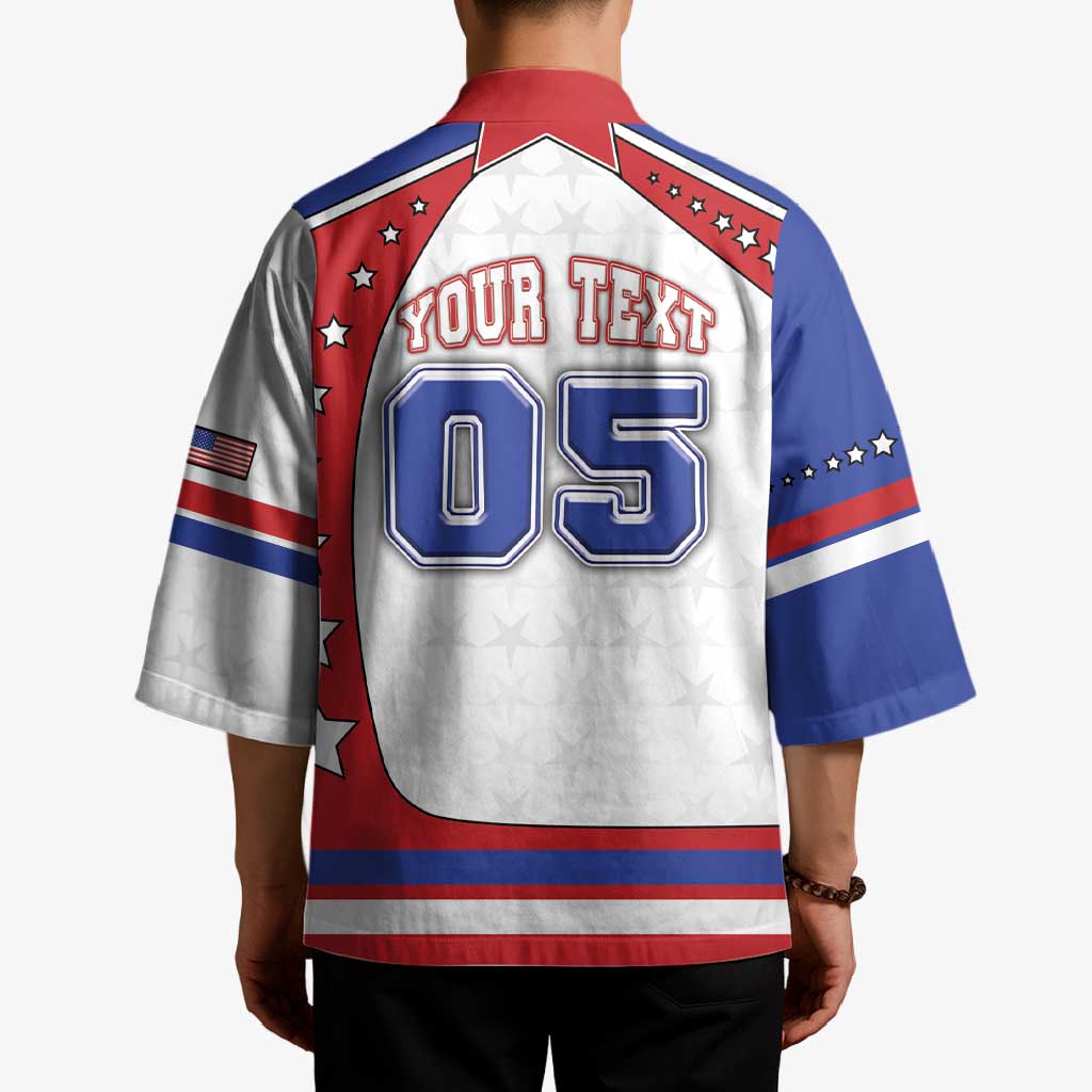 Custom USA Ice Hockey Kimono Stars And Stripes