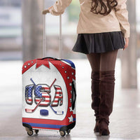 USA Ice Hockey Luggage Cover Stars And Stripes