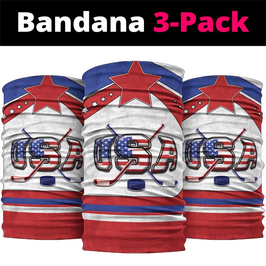 USA Ice Hockey Neck Gaiter Stars And Stripes