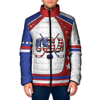 Custom USA Ice Hockey Padded Jacket Stars And Stripes