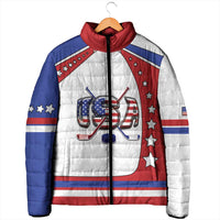 Custom USA Ice Hockey Padded Jacket Stars And Stripes