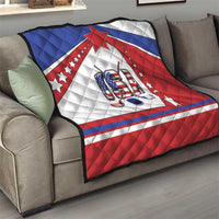 USA Ice Hockey Quilt Stars And Stripes