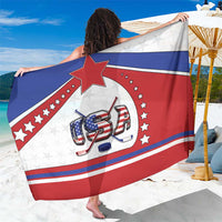 USA Ice Hockey Sarong Stars And Stripes