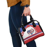 USA Ice Hockey Shoulder Handbag Stars And Stripes