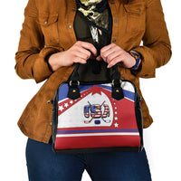 USA Ice Hockey Shoulder Handbag Stars And Stripes