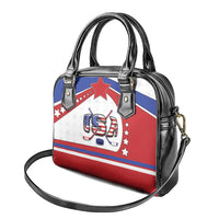 USA Ice Hockey Shoulder Handbag Stars And Stripes