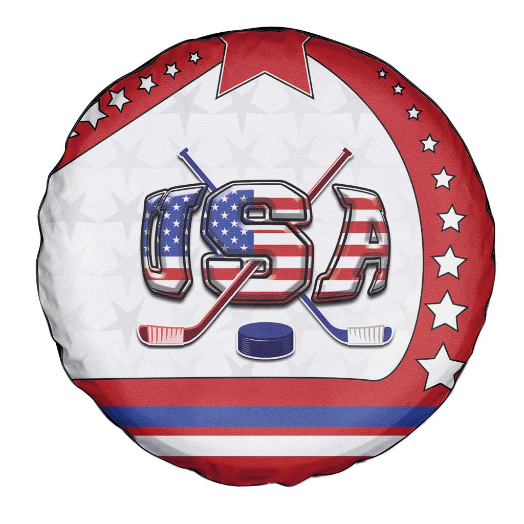 USA Ice Hockey Spare Tire Cover Stars And Stripes