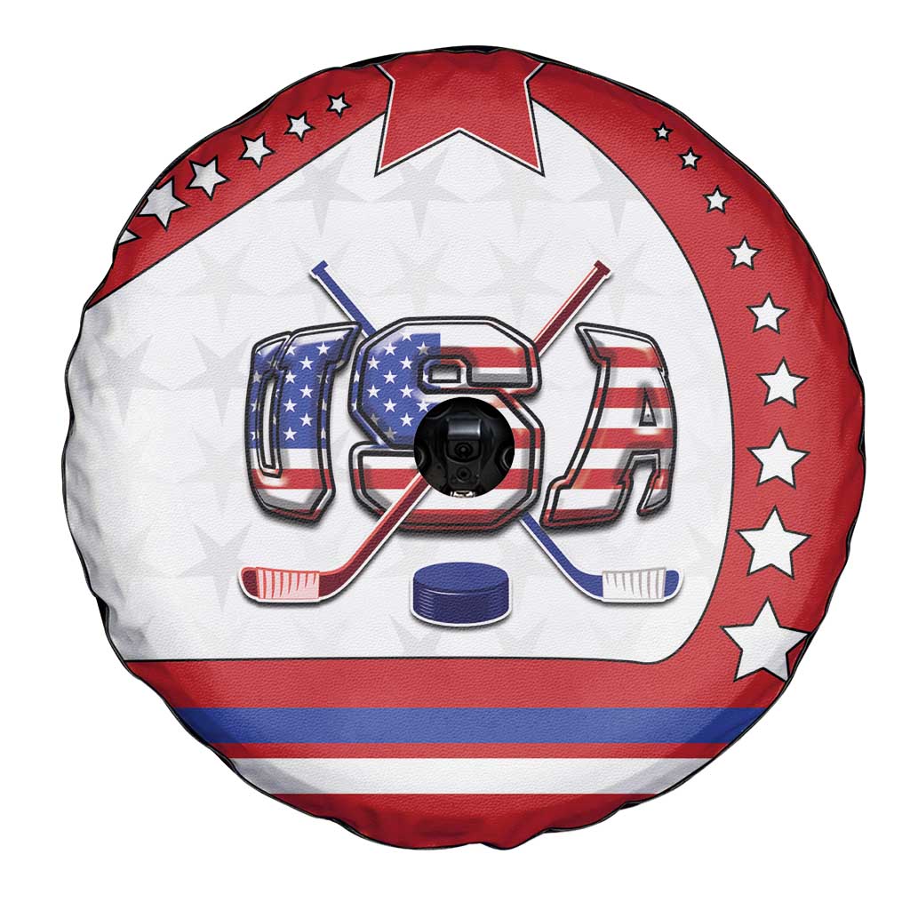 USA Ice Hockey Spare Tire Cover Stars And Stripes