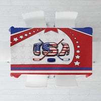 USA Ice Hockey Tablecloth Stars And Stripes