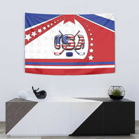 USA Ice Hockey Tapestry Stars And Stripes