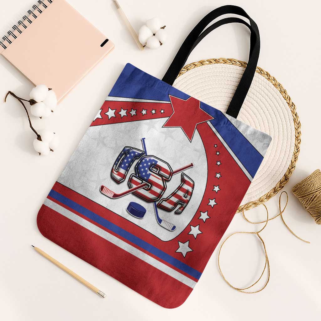 USA Ice Hockey Tote Bag Stars And Stripes