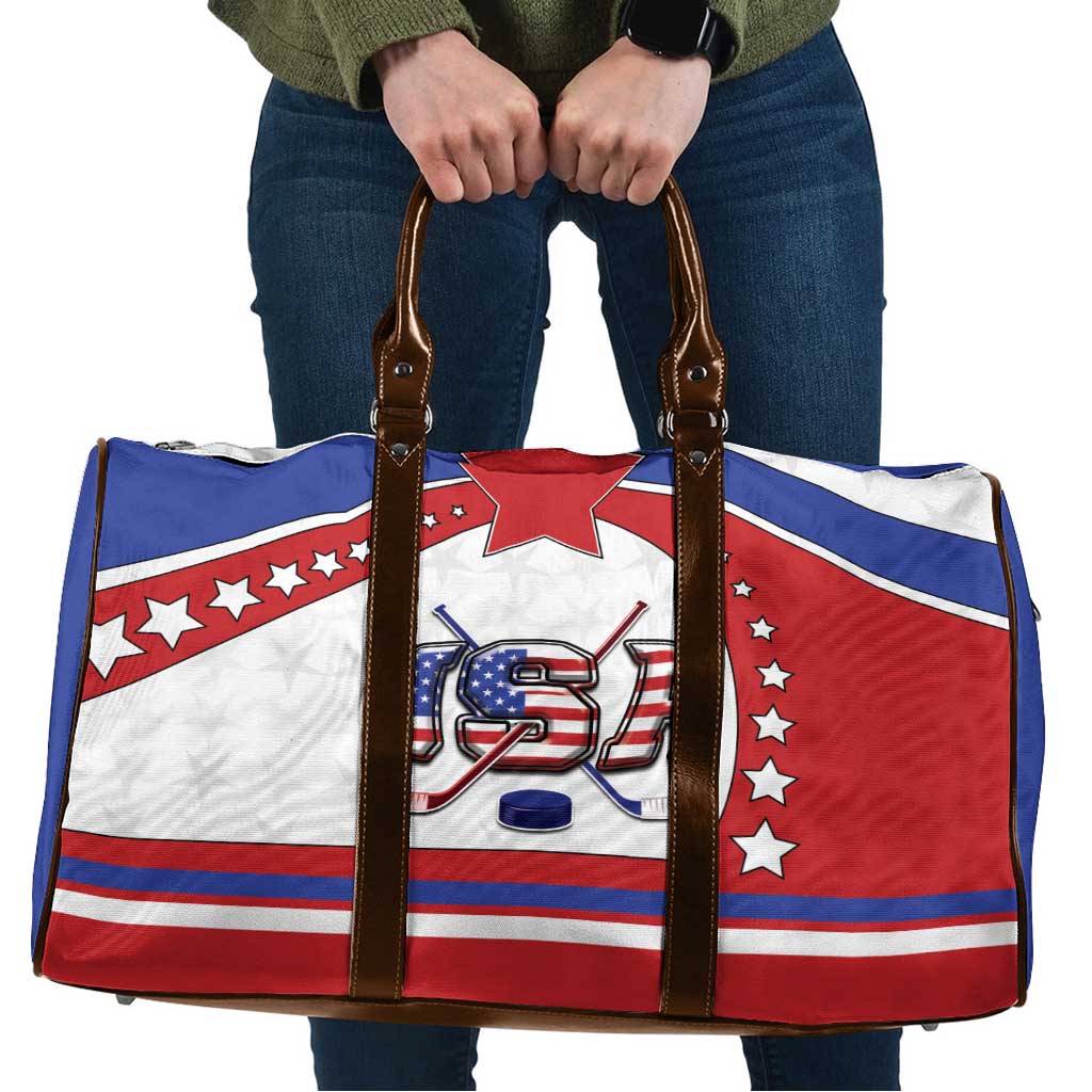 USA Ice Hockey Travel Bag Stars And Stripes