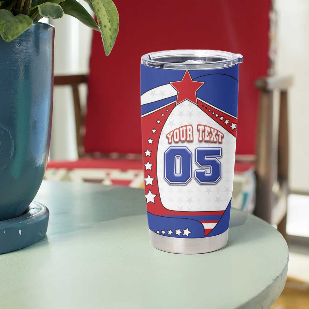 Custom USA Ice Hockey Tumbler Cup Stars And Stripes