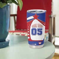 Custom USA Ice Hockey Tumbler Cup Stars And Stripes