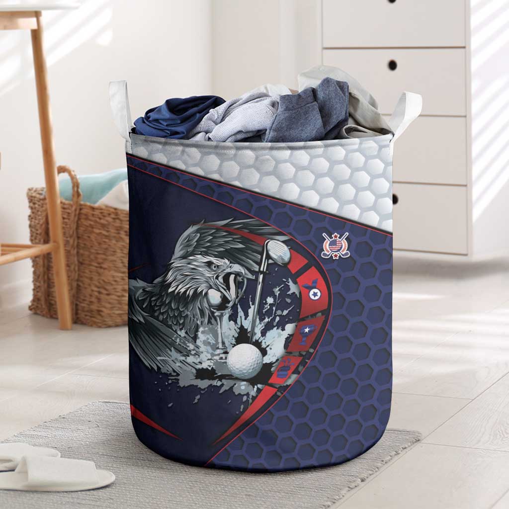 USA Golf Laundry Basket Powerful Eagle
