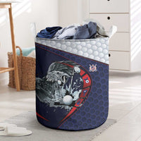 USA Golf Laundry Basket Powerful Eagle