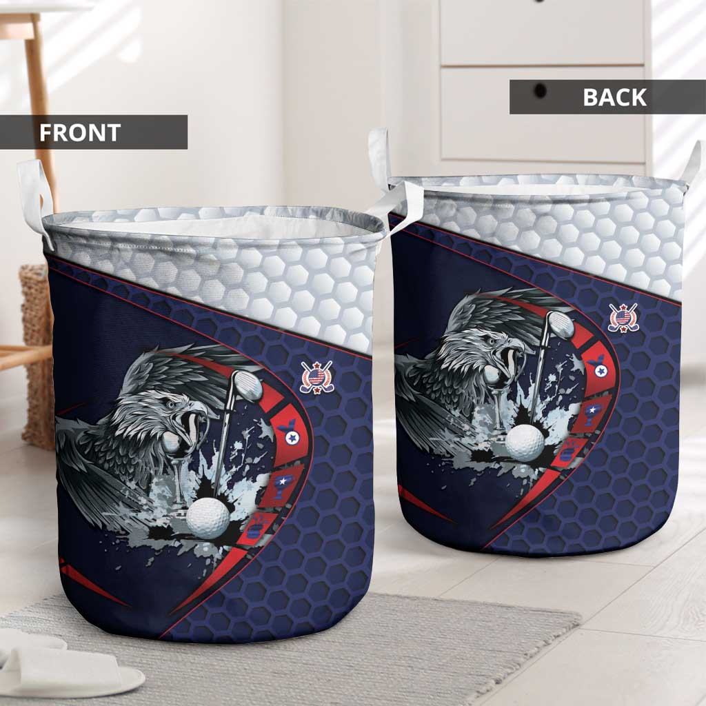 USA Golf Laundry Basket Powerful Eagle