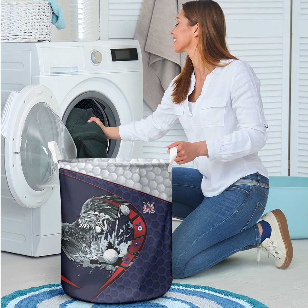 USA Golf Laundry Basket Powerful Eagle