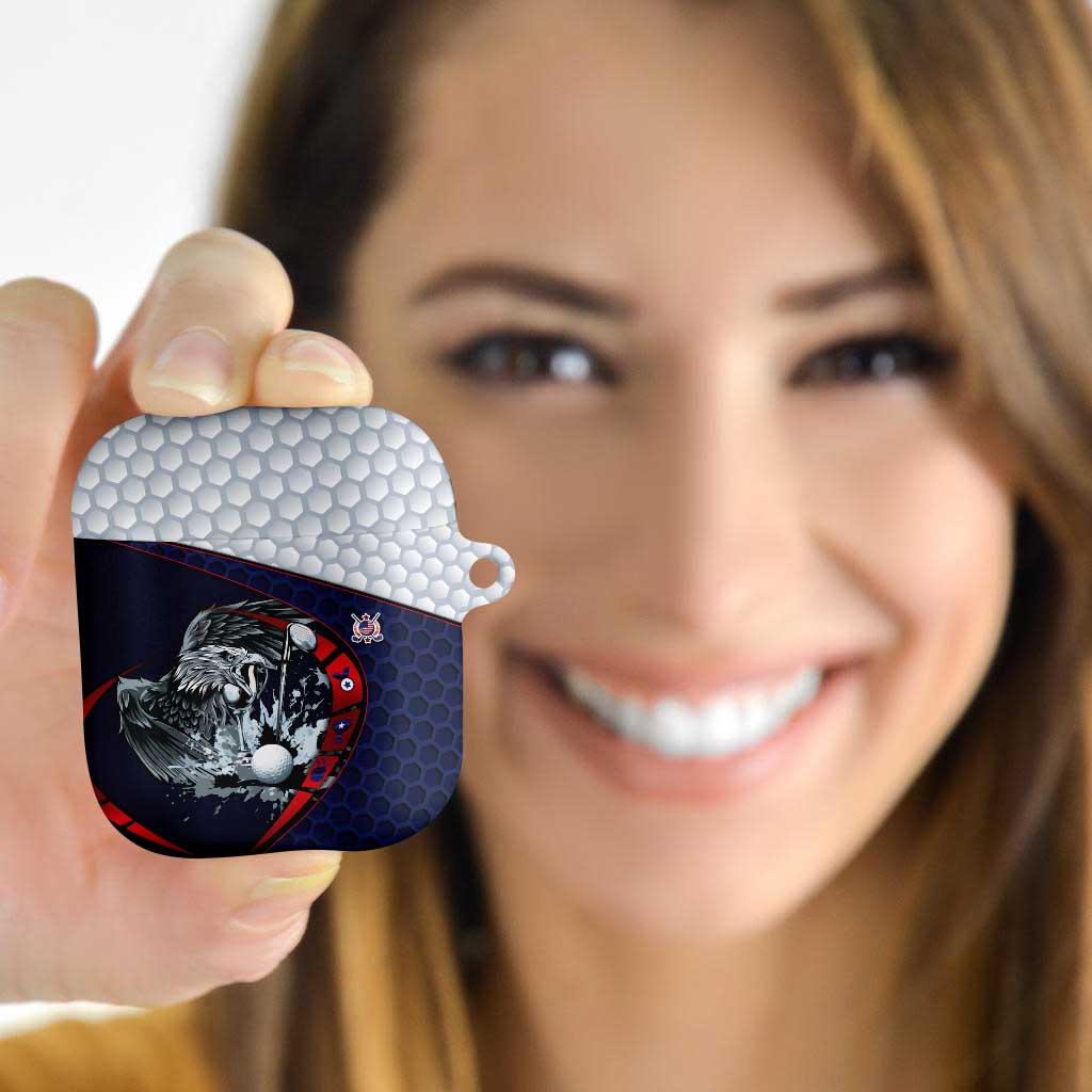 USA Golf AirPods Case Powerful Eagle