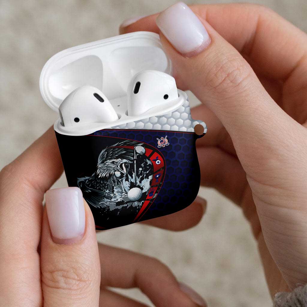 USA Golf AirPods Case Powerful Eagle