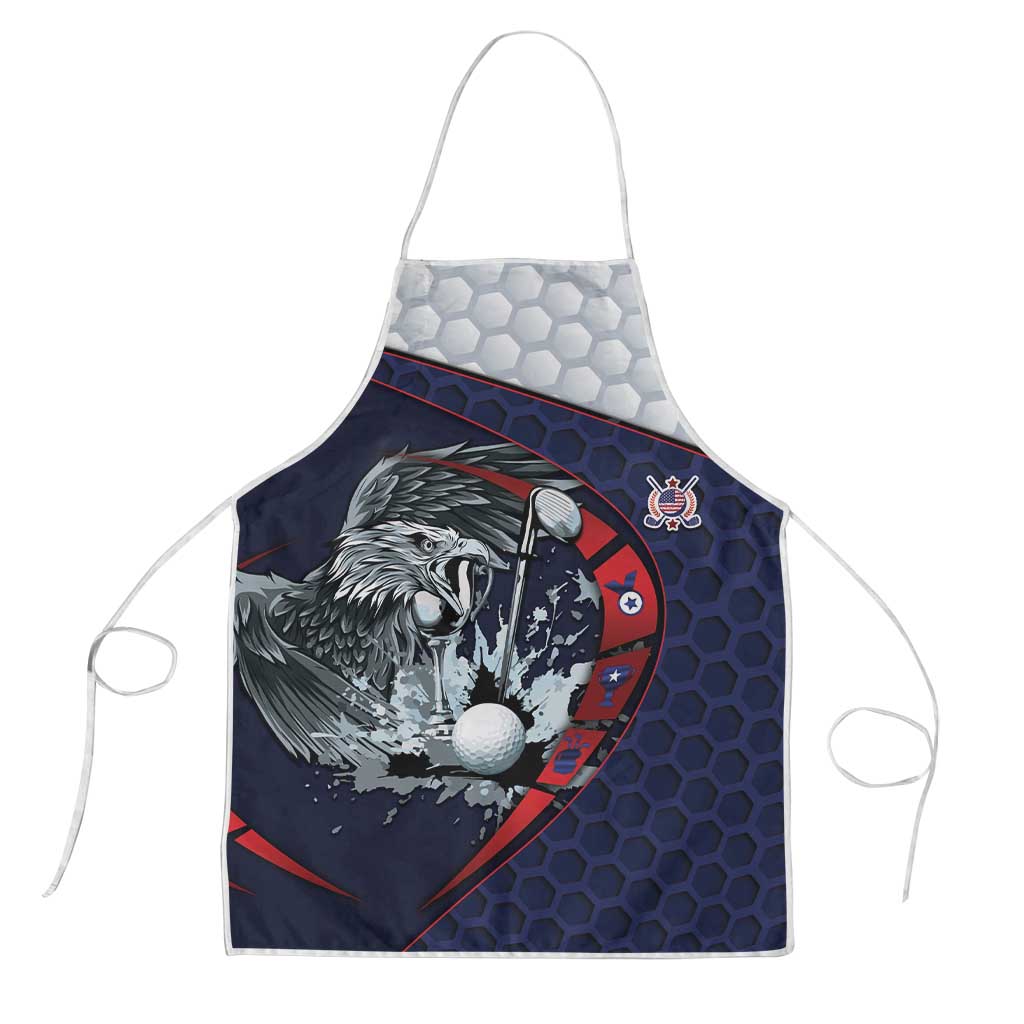 USA Golf Apron Powerful Eagle