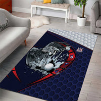 USA Golf Area Rug Powerful Eagle