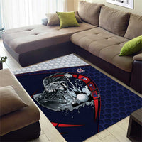 USA Golf Area Rug Powerful Eagle