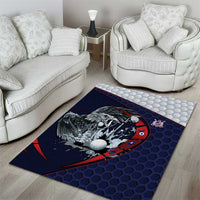 USA Golf Area Rug Powerful Eagle