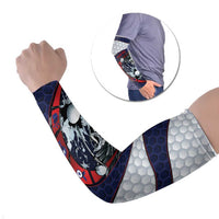 Personalized USA Golf Arm Sleeves Powerful Eagle