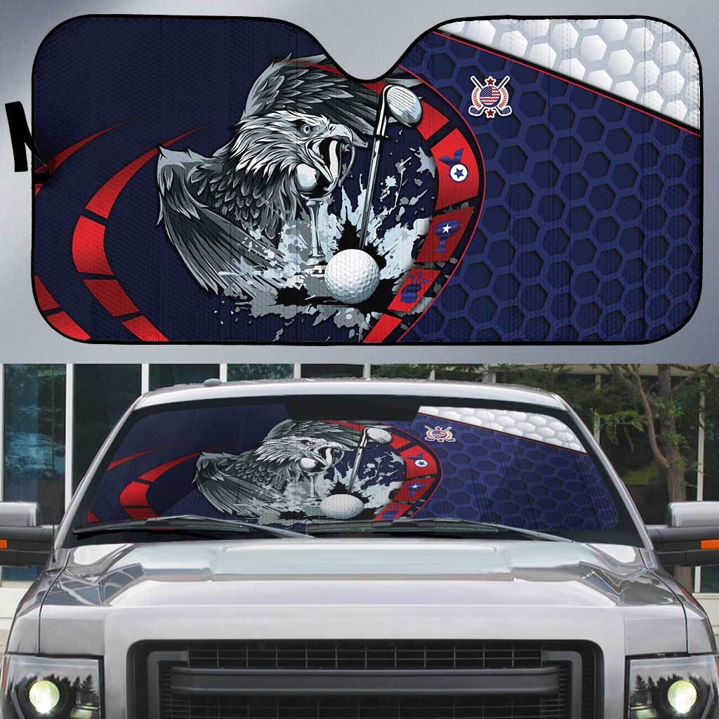USA Golf Auto Sun Shade Powerful Eagle