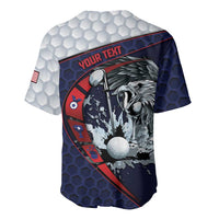Personalized USA Golf Baseball Jersey Powerful Eagle