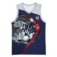 Personalized USA Golf Basketball Jersey Powerful Eagle