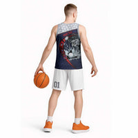 Personalized USA Golf Basketball Jersey Powerful Eagle